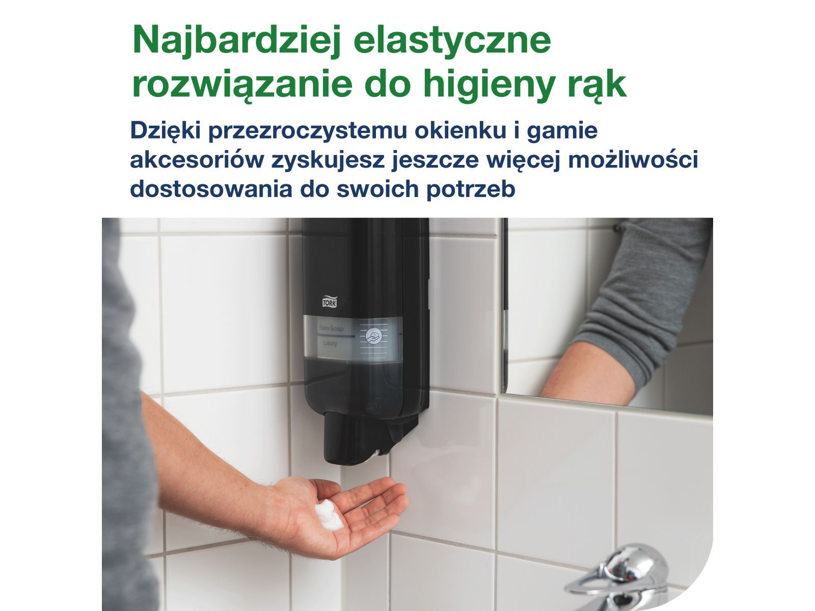Dozownik mydła pianki S4 TORK 564508 BLACK 1l